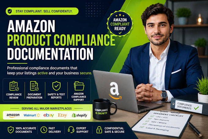 prepare product compliance documentation for amozon sellers