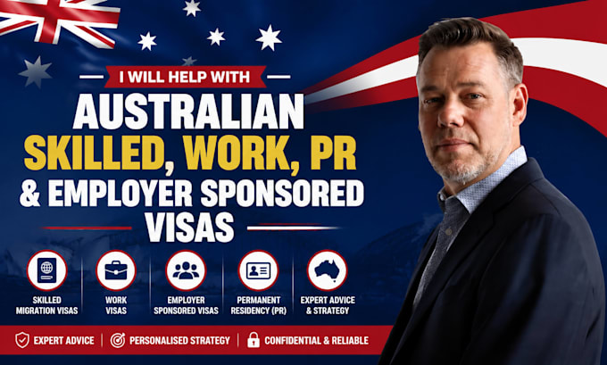 help with australian skilled, work, PR and employer sponsored visas