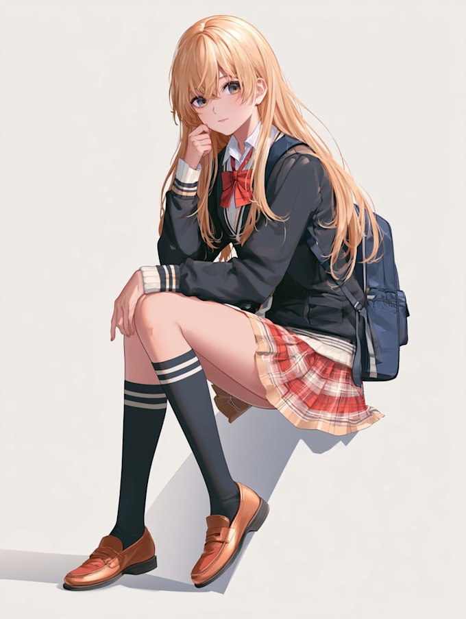 draw custom anime character for you