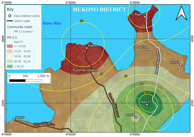 create professional gis maps, spatial analysis and geospatial data cleaning