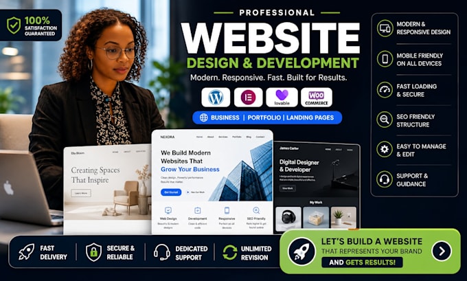 create a personal portfolio or business portfolio website