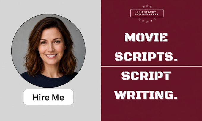 write movie script writing feature film script tv screenplay short film scripts