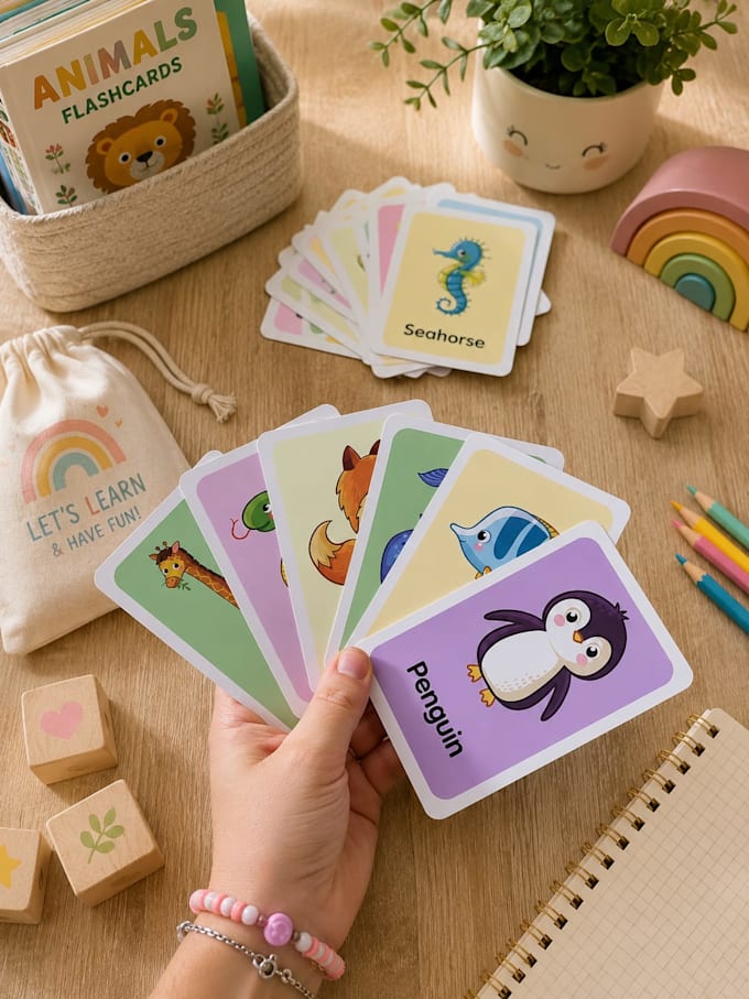 create printable flashcards for preschool and kindergarten