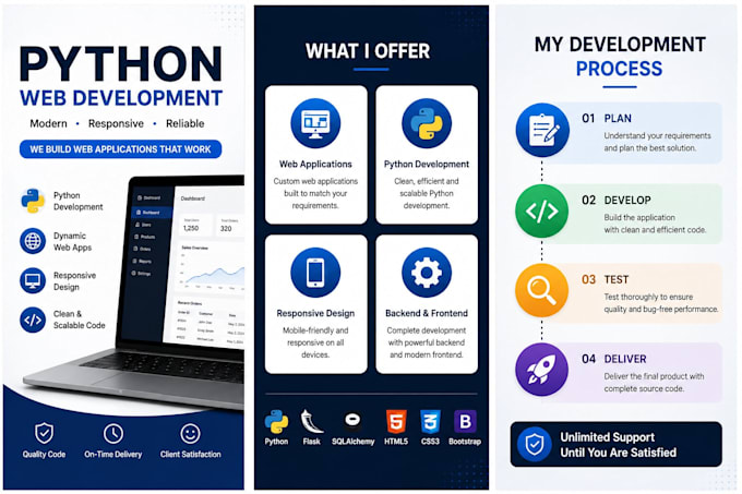 build a python full stack web app