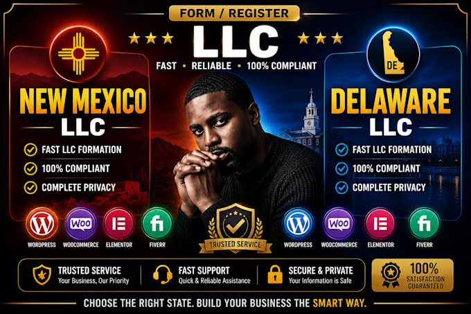 register your delaware llc, new mexico llc and llc formation