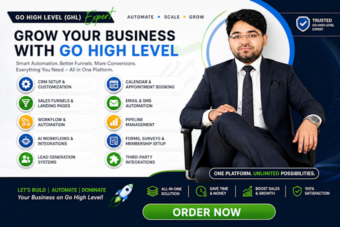 build gohighlevel CRM funnels and automation