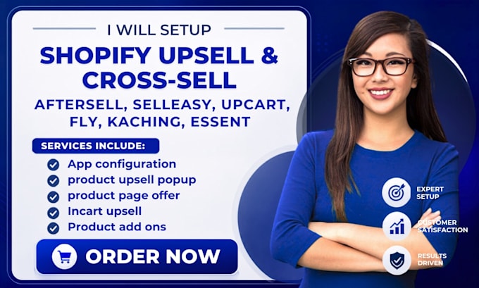 setup shopify upsell and cross sell aftersell upcart essent selleasy kaching fly