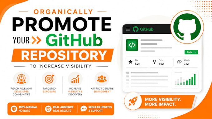 organically promote your github repository to increase visibility
