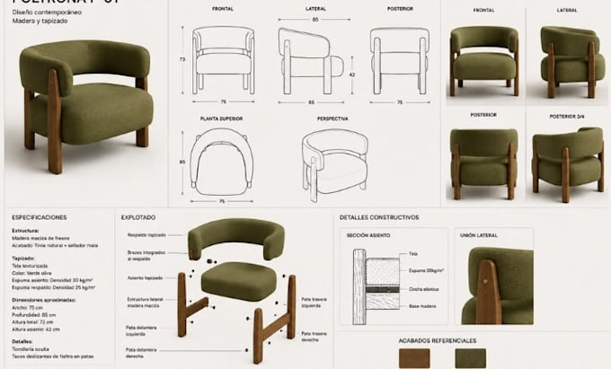 design professional 3d cad furniture, bed, sofa, mattress and chair models