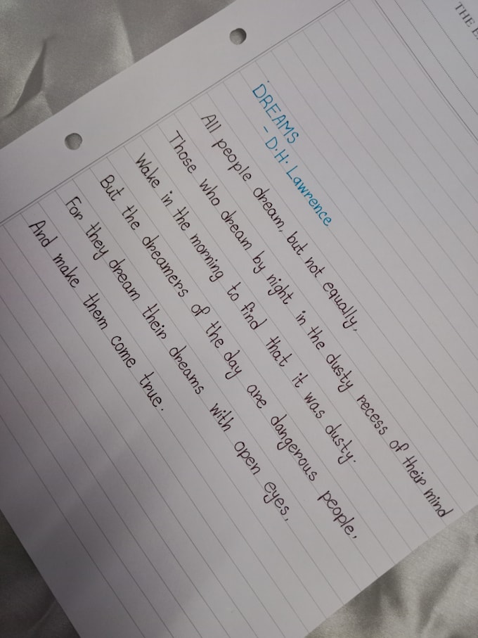 do beautiful english and bengali handwriting