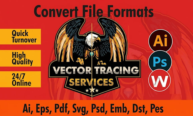 convert image to vector, logo to vector quickly