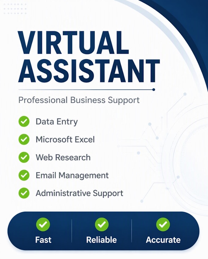 be your reliable virtual assistant for business and administrative support