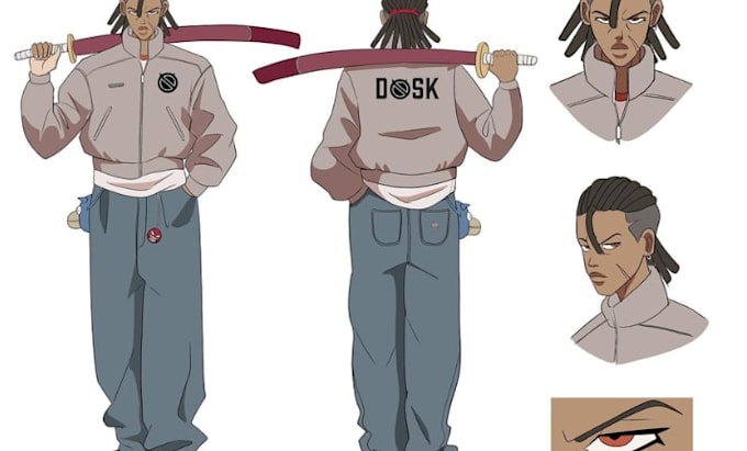 2d character design, 2d modelling 2d cartoon character design animation