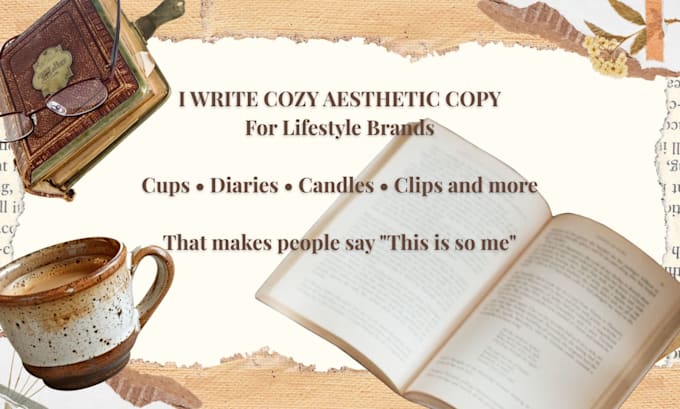 write cozy astetic journal