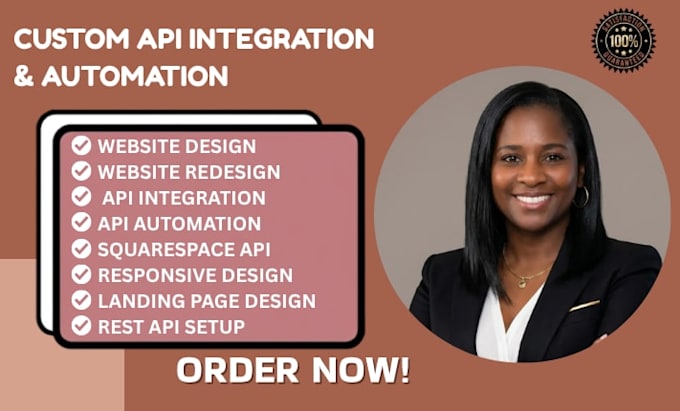 build squarespace API integration wordpress API mls api custom code with PHP