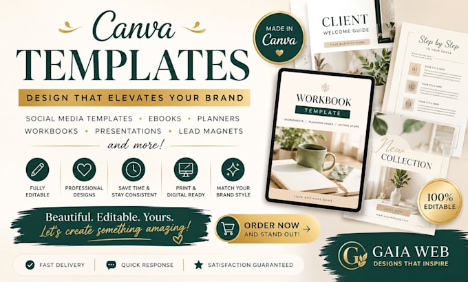 design editable canva templates for instagram, facebook and pinterest