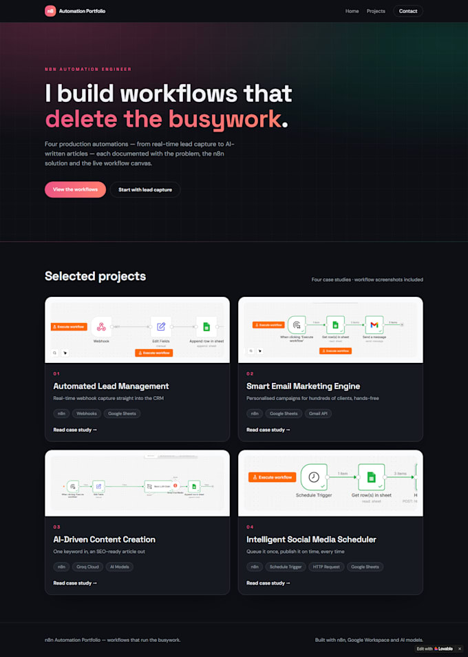 build n8n automation and api integrations