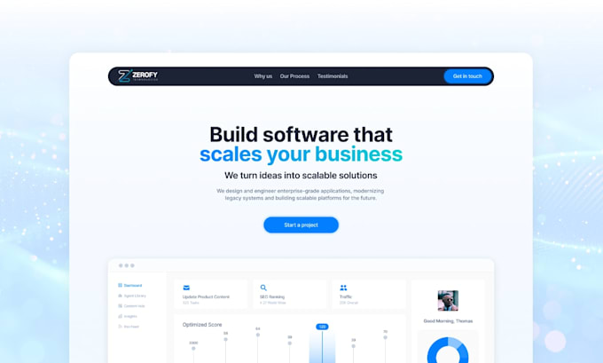 design a modern and user centered website uxui in figma