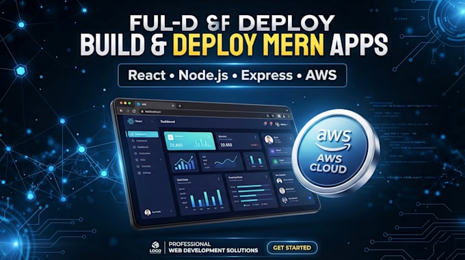 build and deploy a full stack mern app with AWS hosting