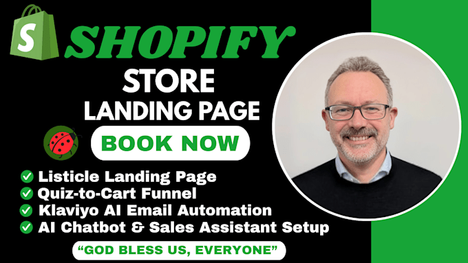 design a high converting shopify landing page using pagefly or replo
