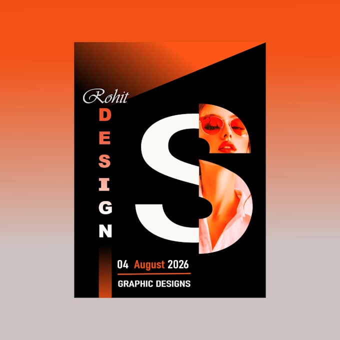 design professional and modern graphic design posters