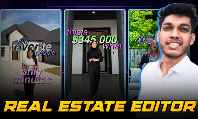 edit real estate reels and shorts for agents and brokers