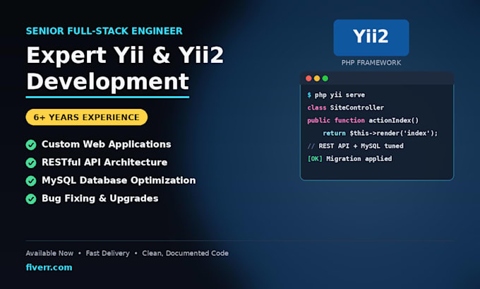 build a custom yii2 ecommerce store with an admin panel