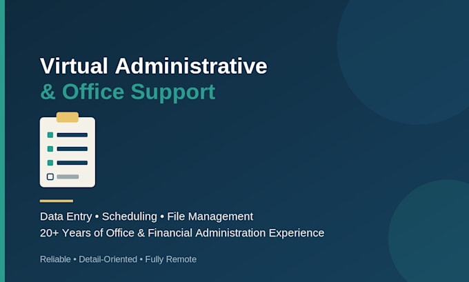 provide virtual administrative and office support
