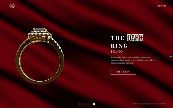 build an interactive 3d website using threejs and r3f