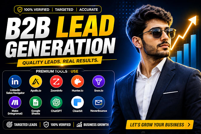do perfect b2b linkedin lead generation, for any business