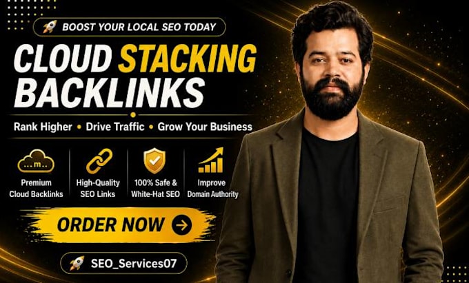 high authority cloud stacking for local SEO gmb ranking for your website
