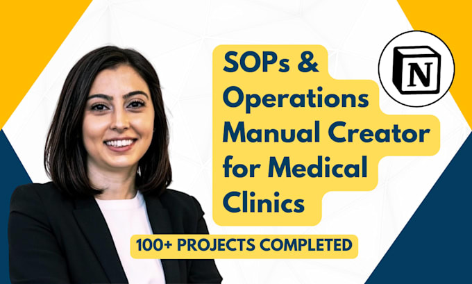 write sops and build operations manuals for medical clinics