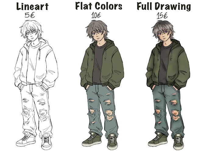draw a character full body