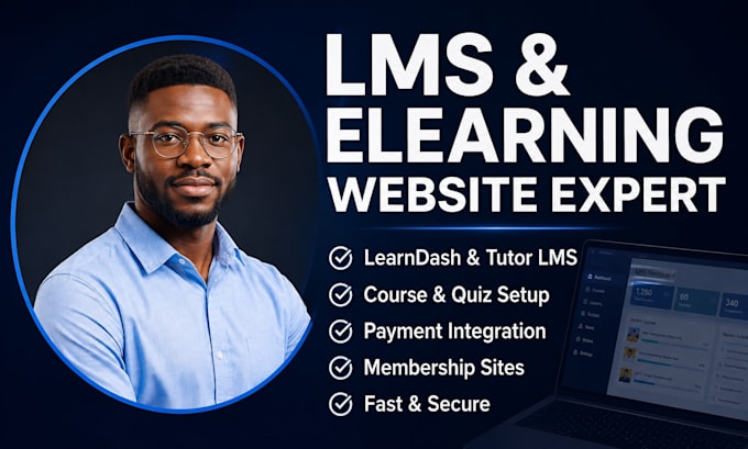 build lms education website with learndash online course platform