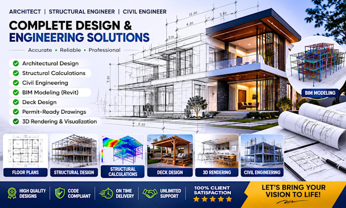 create architectural, structural and civil engineering drawings with bim