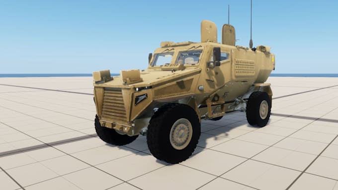 create custom vehicles and military props for arma reforger
