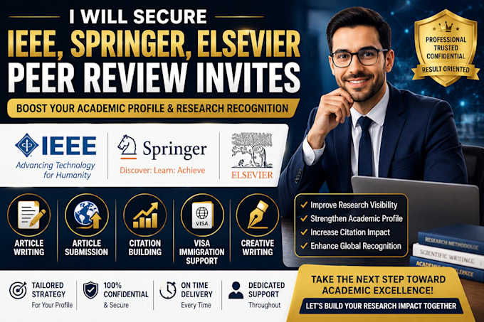 secure ieee springer elsevier peer review invites