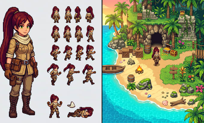 design character sprites in rpg maker mv mz or custom style