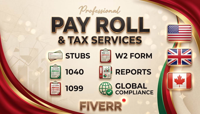 prepare adp payroll, stubs, paycheck, w2, 1099 and 1040