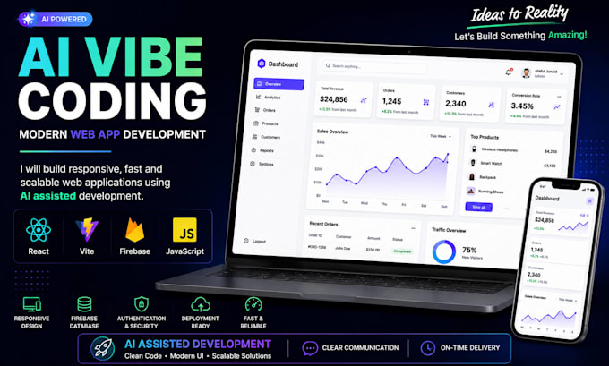build a modern web app using ai vibe coding
