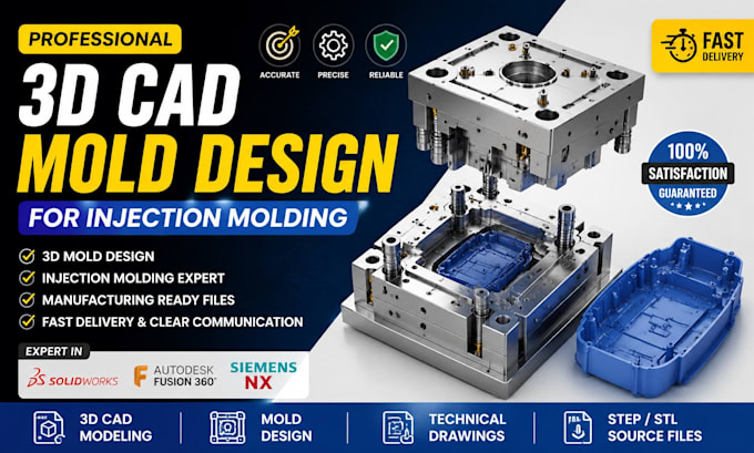 3d cad mold design mechanical design industrial product design for manufacturing