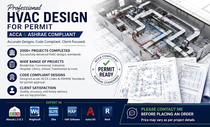 do hvac calculation, duct layout and equipment details manual jds bim modeling