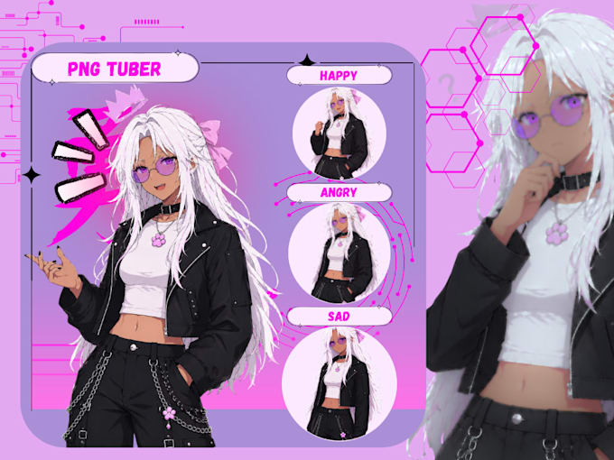 create a custom anime pngtuber for streaming and content creation
