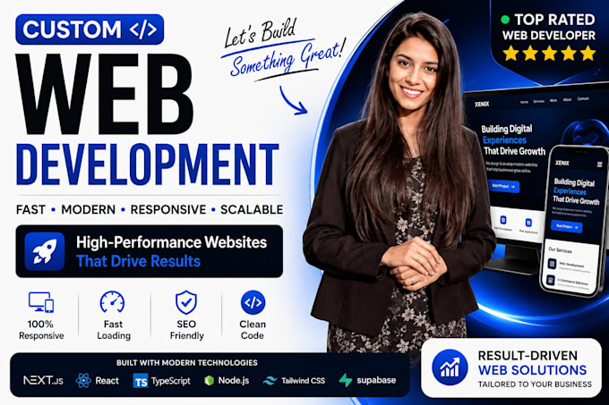 be your custom website develpment expert with unlimited revisions