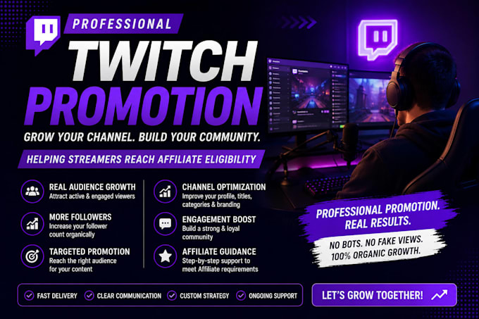 promote your twitch channel