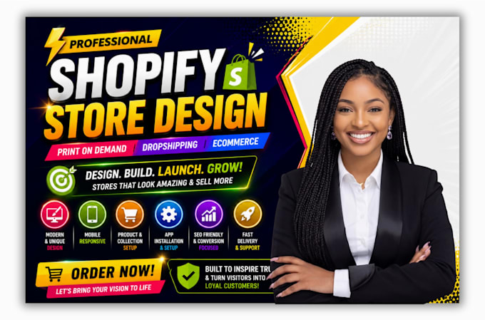 do shopify store design and redesign shopify website design shopify dropshipping