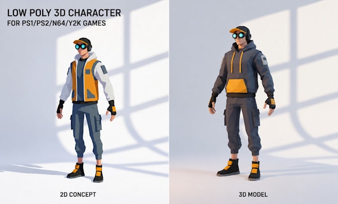 design custom anime 3d characters, vrchat avatars and game ready models