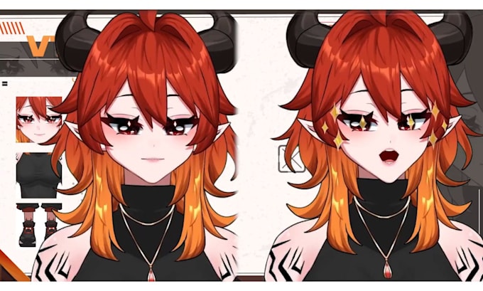nsfw vtuber model live2d model vtuber rigging vtuber commissions vtube model