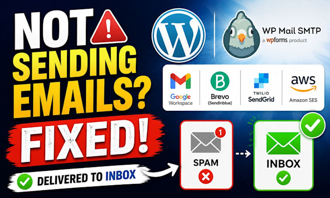 configure wordpress mail SMTP and fix wordpress email notification issues