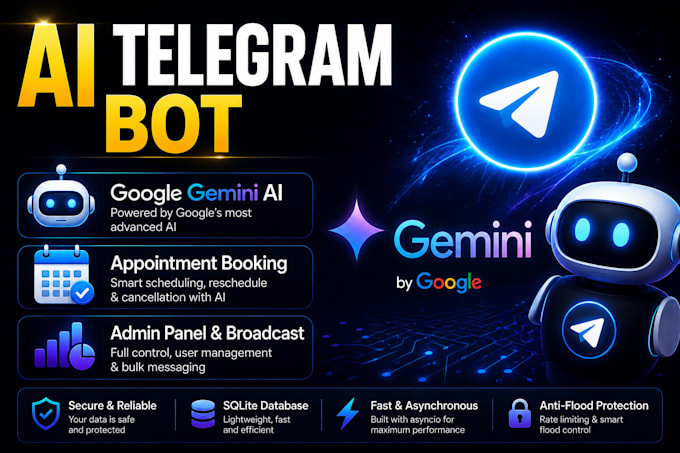 build an ai telegram bot with booking and gemini